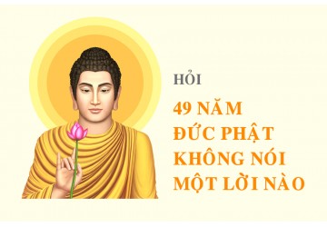 Hỏi 49 Năm Đức Phật Không Nói Một Lời Nào