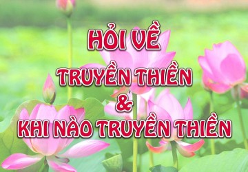 Hỏi về truyền thiền và khi nào mới truyền thiền